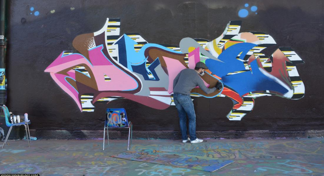 Graffiti de Dune à L'Aérosol Paris (12 mars 2018)