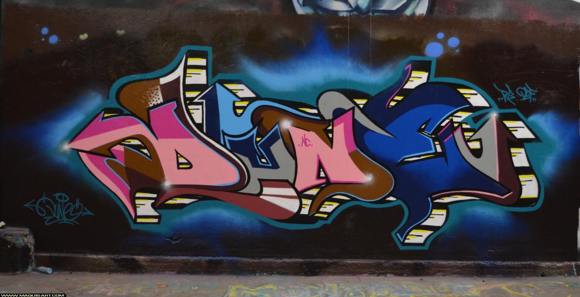 Graffiti de Dune à L'Aérosol Paris (13 mars 2018)