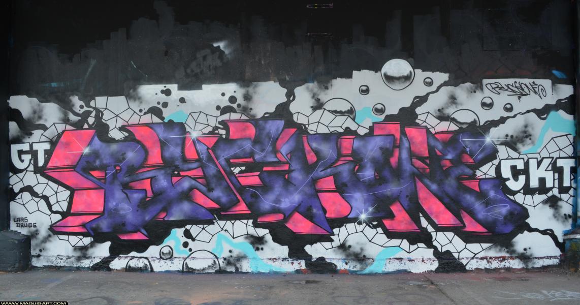 Ryck - Artiste Graffiti au Wall of Fame L'Aérosol