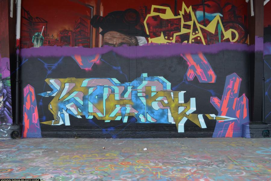 Graffiti de ??? à L'Aérosol Paris (15 mars 2018)