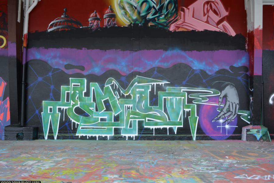 Graffiti de ??? à L'Aérosol Paris (15 mars 2018)