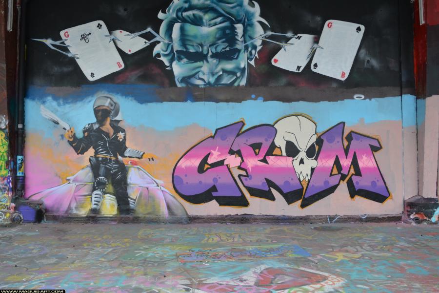 Graffiti de ??? à L'Aérosol Paris (17 mars 2018)