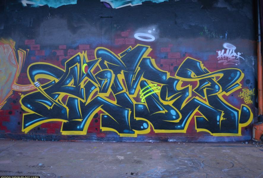 Graffiti d'Acme à L'Aérosol Paris (18 mars 2018)