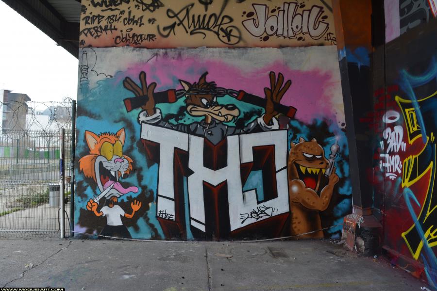 Graffiti à L'Aérosol Paris (21 mars 2018)