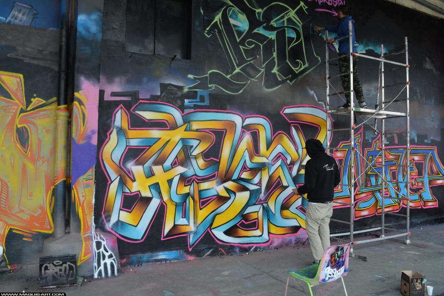 Graffiti de ??? à L'Aérosol Paris (21 mars 2018)