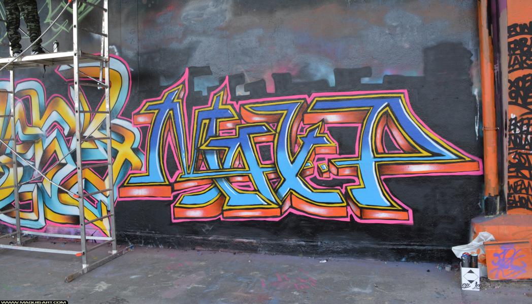 Graffiti de ??? à L'Aérosol Paris (22 mars 2018)