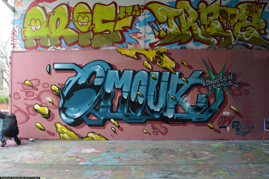 Treize - Artiste Graffiti au Wall of Fame L'Aérosol