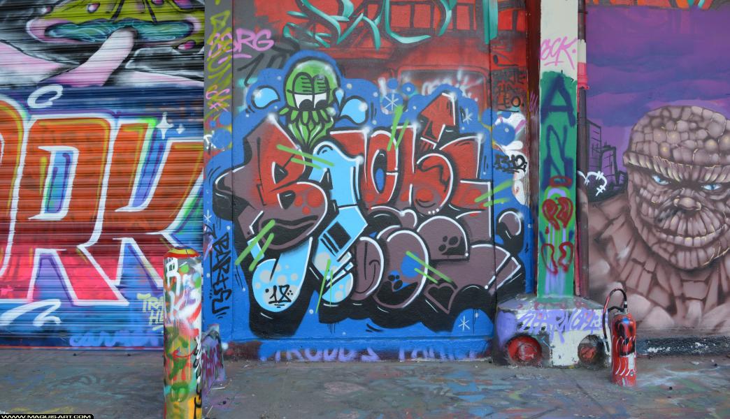 Graffiti de ??? à L'Aérosol Paris (23 mars 2018)
