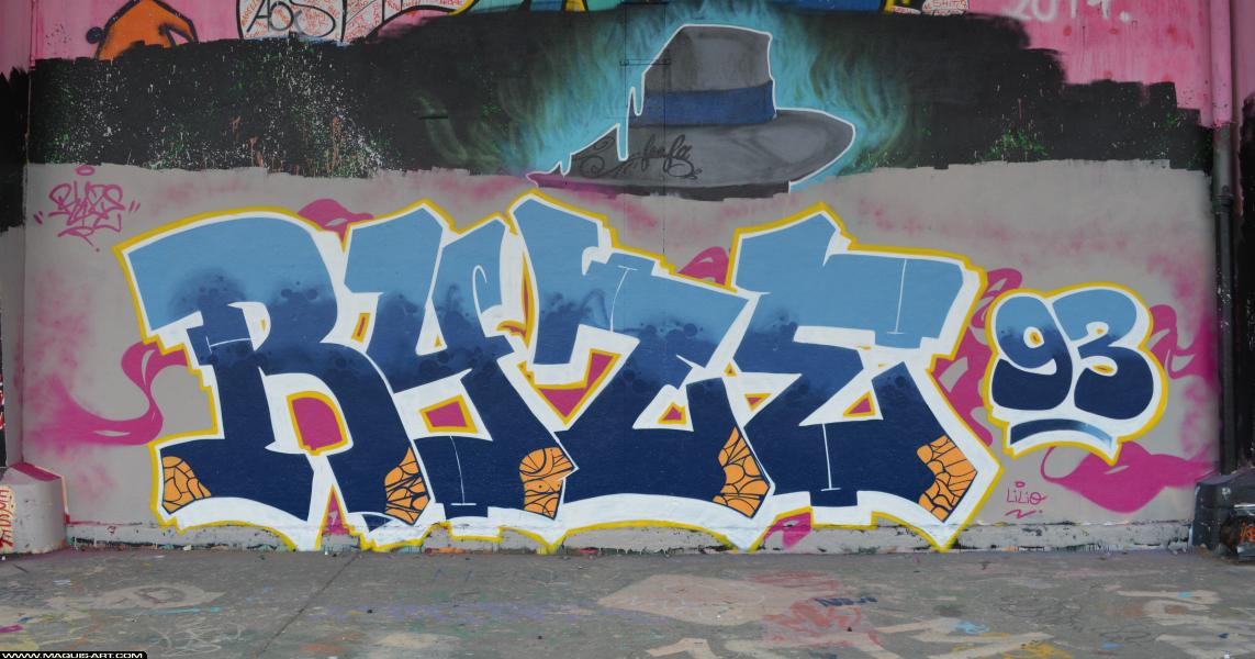 Ryse - Artiste Graffiti au Wall of Fame L'Aérosol