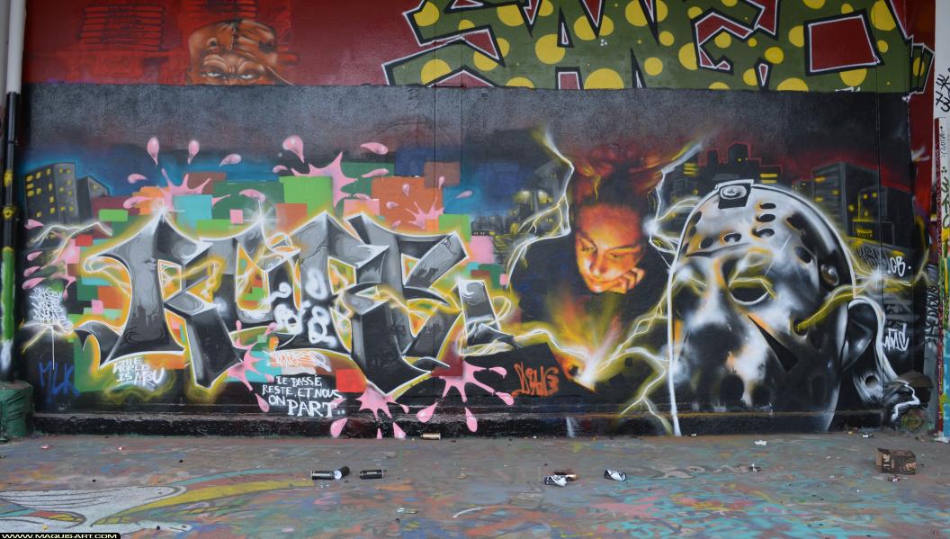 Graffiti de Rore à L'Aérosol Paris (28 mars 2018)