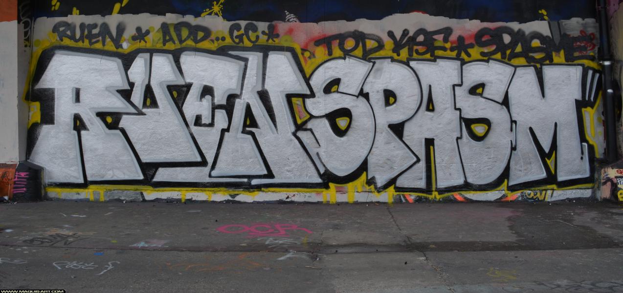 Graffiti de Spasm et Ruen à L'Aérosol Paris (28 mars 2018)