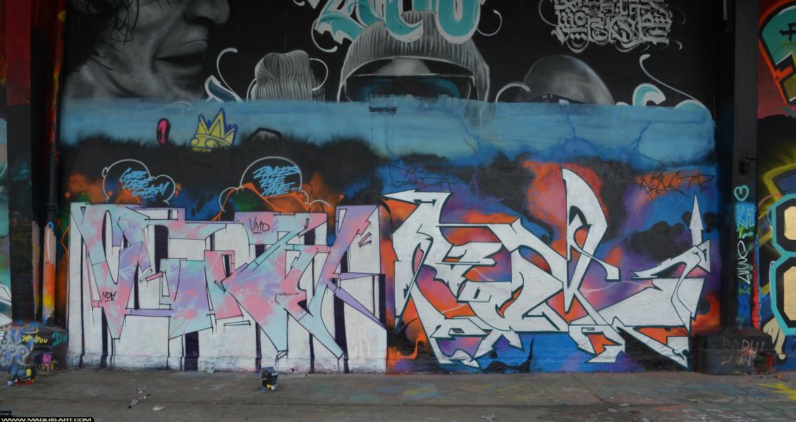 Graffiti de Crazer à L'Aérosol Paris (29 mars 2018)