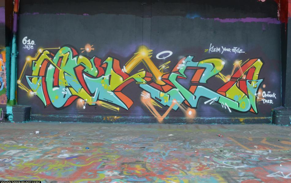 Ogre - Artiste Graffiti au Wall of Fame L'Aérosol
