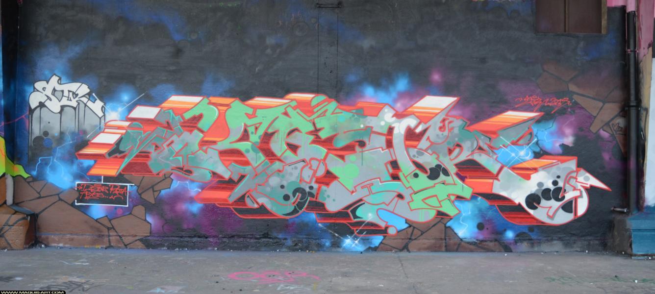 Graffiti à L'Aérosol Paris (6 avril 2018)