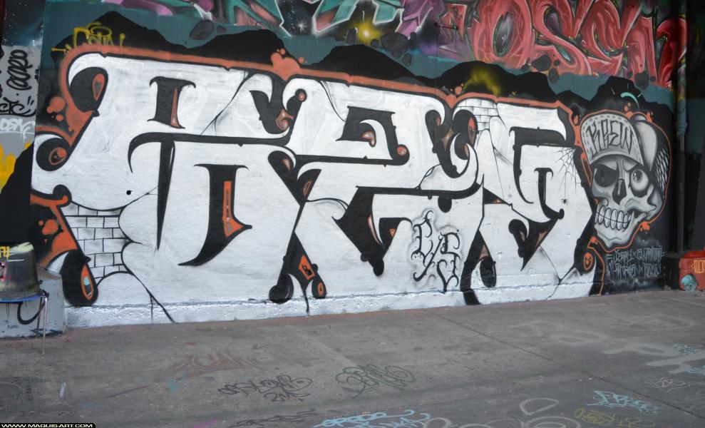 Graffiti à L'Aérosol Paris (6 avril 2018)