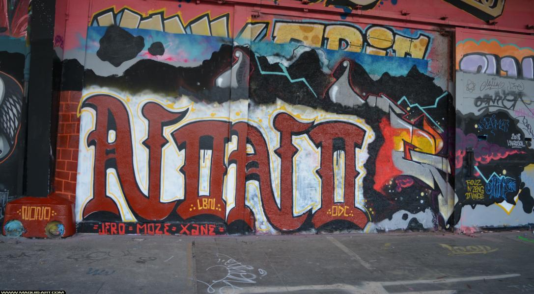 Graffiti à L'Aérosol Paris (6 avril 2018)