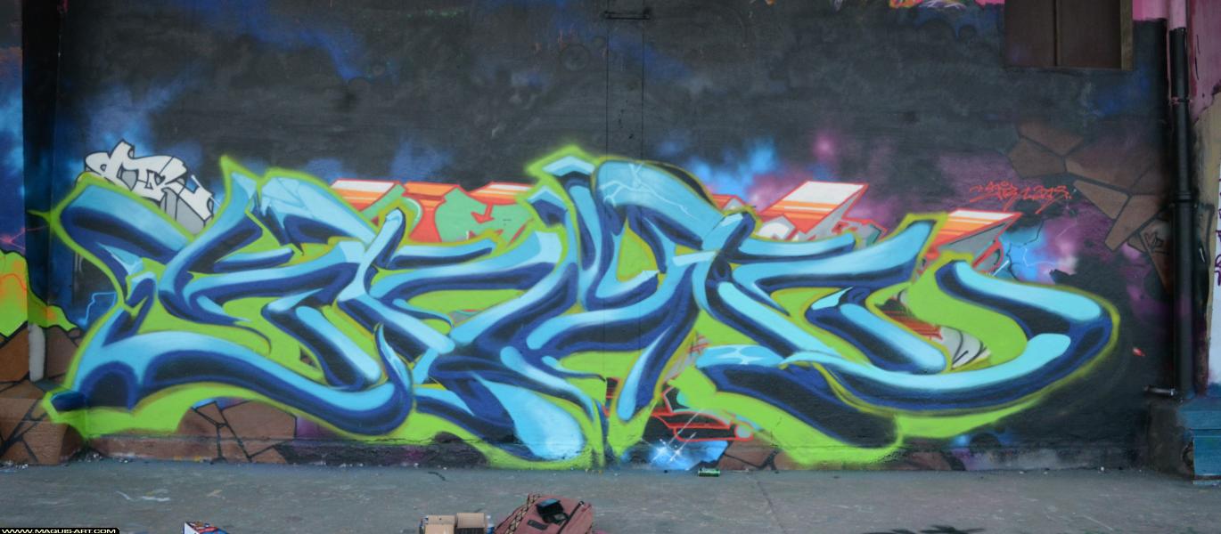 Graffiti de ??? à L'Aérosol Paris (7 avril 2018)