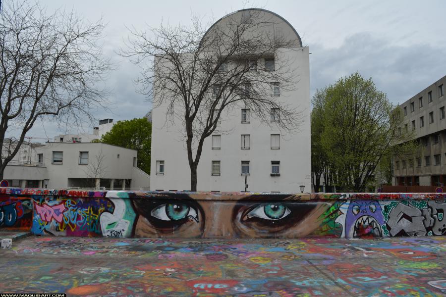 Graffiti de ??? à L'Aérosol Paris (14 avril 2018)