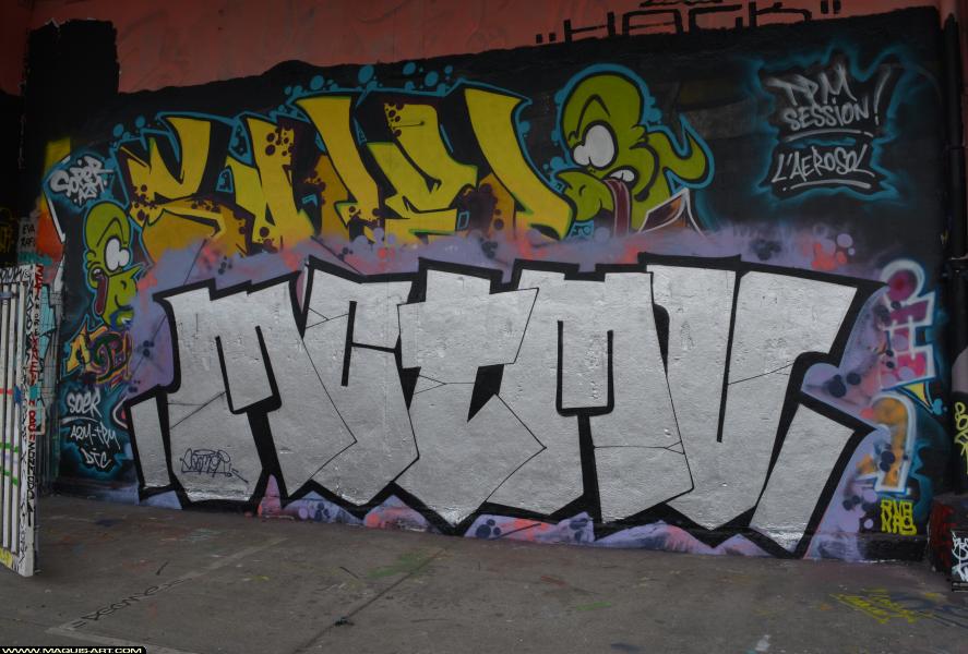 Graffiti à L'Aérosol Paris (14 avril 2018)