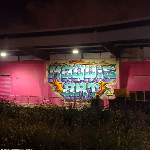 Soze - Artiste Graffiti au Wall of Fame L'Aérosol