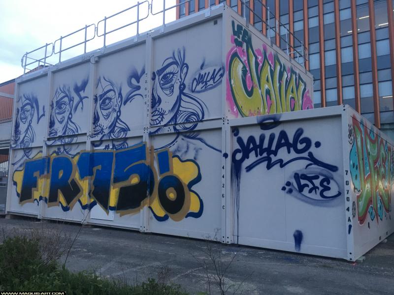 Graffiti de Jallal à L'Aérosol Paris (7 novembre 2018)