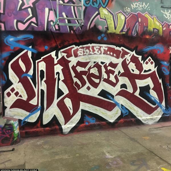 Graffiti à L'Aérosol Paris (8 novembre 2018)