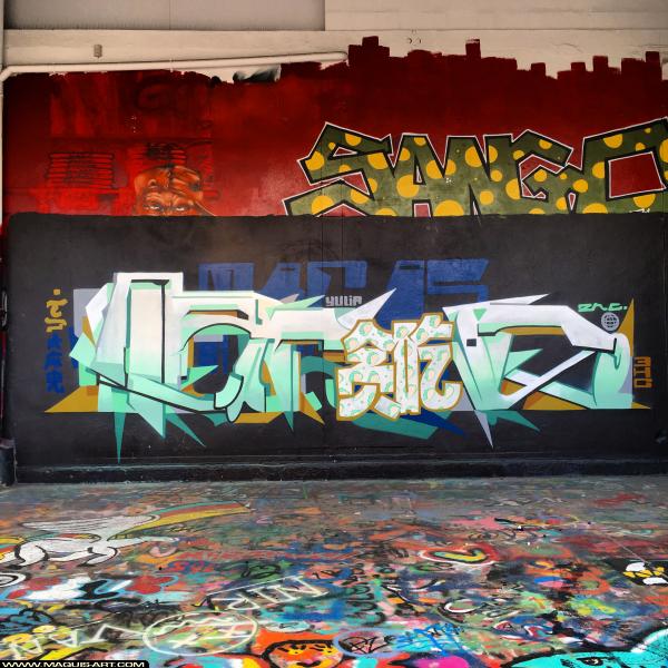 Graffiti de Sango à L'Aérosol Paris (8 novembre 2018)