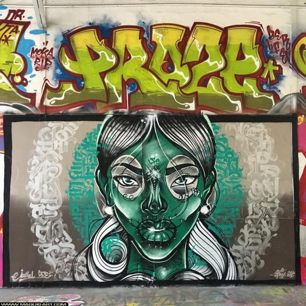 Proze (3er Lfe) - Artiste Graffiti au Wall of Fame L'Aérosol