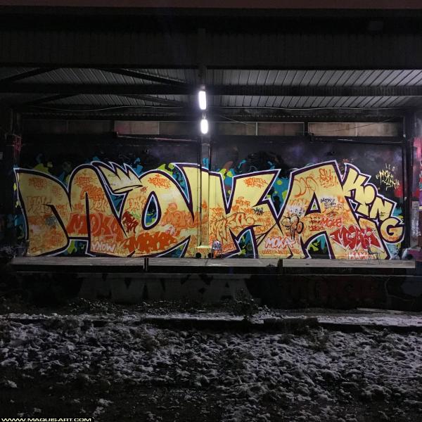 Moka - Artiste Graffiti au Wall of Fame L'Aérosol