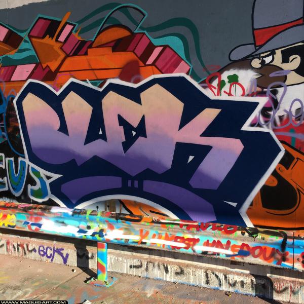 Graffiti de Blek à L'Aérosol Paris (8 novembre 2018)