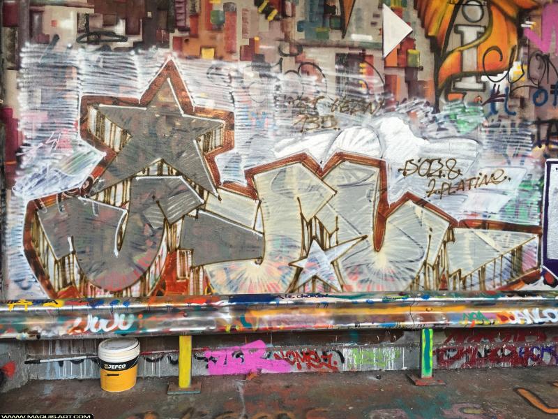 Graffiti de Jule à L'Aérosol Paris (8 novembre 2018)