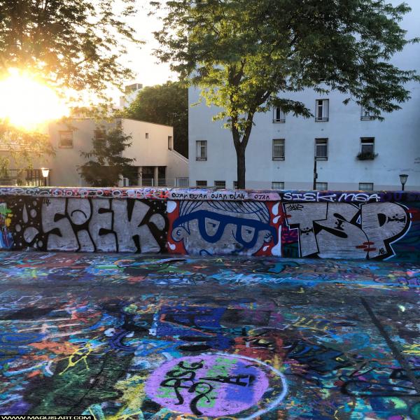 Graffiti de Siek à L'Aérosol Paris (8 novembre 2018)
