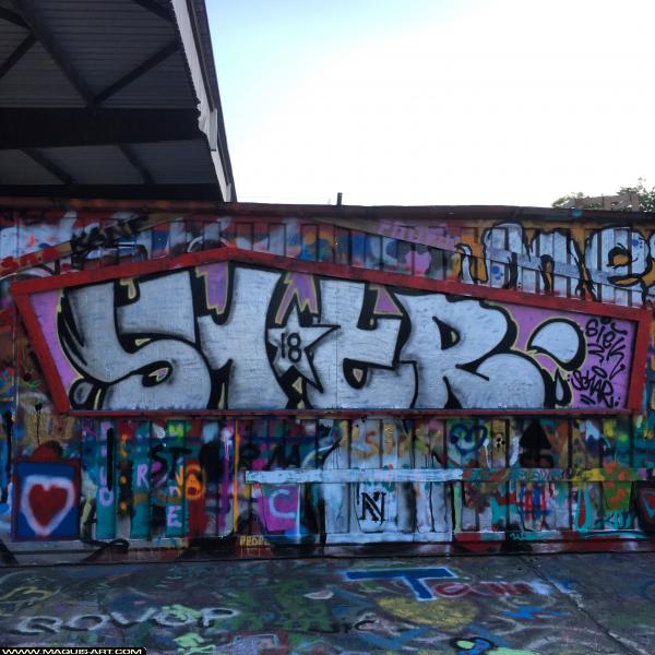 Graffiti à L'Aérosol Paris (8 novembre 2018)